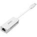 Adattatore Da Ethernet A Usb-c Connessione Rapida Design Compatto Bianco - Foto miniatura 1