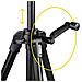 Phototripod Kit Grande Con Il Sacchetto Di Trasporto A 3 Vie Testa Sgancio Rapido 4 Sezioni Gambe Leva Serrature Geared Colonna Centrale Caricare Fino 3kg Alluminio Per Canon Nikon Sony Nghp001 - Foto miniatura 3