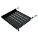 19" shelf 1U 550mm 80kg plastic black, Nero, 80 kg, 19" / 1 U - Foto miniatura 1