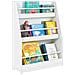 Libreria Per Bambini Con 3 Ripiani Scaffale Per Giocattoli Scaffale Per Bambini Organizzatore Di Giocattoli Portaoggetti Bianco, Kmb45-w - Foto miniatura 1