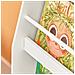 Libreria Per Bambini Con 3 Ripiani Scaffale Per Giocattoli Scaffale Per Bambini Organizzatore Di Giocattoli Portaoggetti Bianco, Kmb45-w - Foto miniatura 4