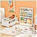 Libreria Per Bambini Con 3 Ripiani Scaffale Per Giocattoli Scaffale Per Bambini Organizzatore Di Giocattoli Portaoggetti Bianco, Kmb45-w - Foto miniatura 5