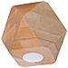 Applique Da Soffitto In Legno Woody 1 Sollux Legno 120xø120 Mm Legno - Foto miniatura 10