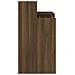 Scrivania con Luci LED Marrone Rovere 97x45x90cm in Multistrato - Foto miniatura 3