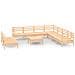 Set Salotto da Giardino 10 pz in Legno Massello di Pino - Foto miniatura 1