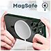 Cover Magsafe Per Iphone 13 Pro Silicone Protezione Camera Bordo Cromato Verde - Foto miniatura 2