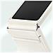 Cover Z Flip5 Similpelle Originale Flap Eco-leather Case Cream - Foto miniatura 2