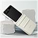 Cover Z Flip5 Similpelle Originale Flap Eco-leather Case Cream - Foto miniatura 5