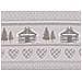 Copripiumino Sacco Piumone Pensieri Delicati Cotone Disegno Chalet Singolo Beige - Foto miniatura 3