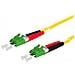 Metz Connect 151p1jaja10e Cavo A Fibre Ottiche 1 M Lcd Lc /apc Os2 Giallo - Foto miniatura 1