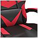 Sedia da Gaming Girevole Nera e Rossa in Similpelle - Foto miniatura 5