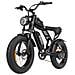 Q20 Mini Bici Elettrica Per Adulti Motore 1000w 48v 15ah Batteria Rimovibile Fat Tire Buggy - Foto miniatura 1