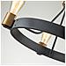 Lampadario Industrial Nordico Silas Acciaio Zinco Antico Ottone 4 Luci E27 - Foto miniatura 2