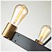 Lampadario Industrial Nordico Silas Acciaio Zinco Antico Ottone 4 Luci E27 - Foto miniatura 5