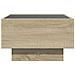 Tavolino Salotto Con Led Rovere Sonoma 50x50x30 Cm Multistrato - Foto miniatura 5