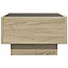 Tavolino Salotto Con Led Rovere Sonoma 50x50x30 Cm Multistrato - Foto miniatura 6