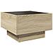 Tavolino Salotto Con Led Rovere Sonoma 50x50x30 Cm Multistrato - Foto miniatura 7