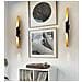 Applique Da Parete Lampada Stile Moderno 2 Attacco Per Lampadina G9 Nero - Foto miniatura 2