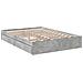 Giroletto Cassetti Grigio Cemento 135x190 Cm Legno Multistrato - Foto miniatura 3