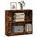 Libreria Rovere Fumo 80x24x76 Cm In Legno Multistrato - Foto miniatura 1