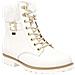 White Casual Closed Ladies Mid Height Boots Stivaletti Pelle Scarpe Donna Bianco Eu 40, D8481-80 - Foto miniatura 1