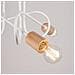 Lampadario Ember 3 Bianco Sl. 1474 - Minimalista Lampadario Bianco /legno Naturale 26x14x56 Cm - Foto miniatura 7