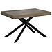 Tavolo allungabile 90x120/380 cm Karida tortora gambe antracite - Foto miniatura 1