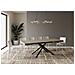 Tavolo allungabile 90x120/380 cm Karida tortora gambe antracite - Foto miniatura 3