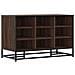 Scarpiera Rovere Marrone 84x40x53,5 Cm Truciolato E Metallo - Foto miniatura 2
