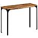 Tavolo Consolle Marrone 110x35x76 Cm Massello Mango E Ferro - Foto miniatura 2