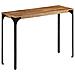 Tavolo Consolle Marrone 110x35x76 Cm Massello Mango E Ferro - Foto miniatura 3