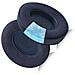 Cuscinetti Auricolari In Gel Rrescante Per Cuffie Bose Qc35 Blue - Foto miniatura 3