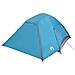 Tenda da Campeggio a Cupola per 4 Persone Blu Impermeabile - Foto miniatura 3