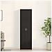 guardaroba rovere nero 55x25x189 cm legno ingegnerizzato - Foto miniatura 2