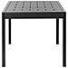 Tavolo Da Pranzo Da Giardino Bartica 81 Cm 84 Cm Nero - Foto miniatura 3