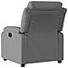 Poltrona Elettrica Reclinabile Grigio Scuro in Tessuto - Foto miniatura 5