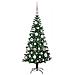 Albero di Natale artificiale con luci integrate Verde 120 cm - Foto miniatura 3