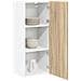 Armadio pensile con porta Riga Rovere Sonoma 40 x 31 x 100 cm - Foto miniatura 3