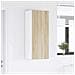 Armadio pensile con porta Riga Rovere Sonoma 40 x 31 x 100 cm - Foto miniatura 4