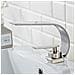 Rubinetto per lavabo da bagno, Blackswan, tipo M249, modello Waves in nichel, misura 20,5 cm - Foto miniatura 2