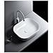 Lavabo Appoggio 50 X 39,5 Cm Bianco Opaco - Foto miniatura 1