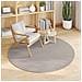 Tappeti per area HUARTE Crema e Taupe Ø 160 CM Poliestere - Foto miniatura 3