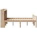 Letto Libreria senza Materasso 135x190 cm in Legno di Pino - Foto miniatura 5
