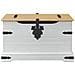 storage box Bianco 78 x 78 x 45 cm Pino massello - Foto miniatura 4