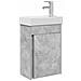 Mobile bagno con rubinetto Grigio Cemento 40,5 x 22,5 x 62 cm - Foto miniatura 1