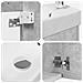 Mobile bagno con rubinetto Grigio Cemento 40,5 x 22,5 x 62 cm - Foto miniatura 8