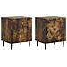 Armadio da Notte 2 pcs Rovere Fumo 43 x 34,5 x 50 cm - Foto miniatura 1