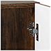 Armadio da Notte 2 pcs Rovere Fumo 43 x 34,5 x 50 cm - Foto miniatura 9