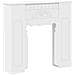 Cornice per camino Bianco 93 x 20 x 89 cm Legno ingegnerizzato - Foto miniatura 1