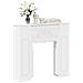 Cornice per camino Bianco 93 x 20 x 89 cm Legno ingegnerizzato - Foto miniatura 3